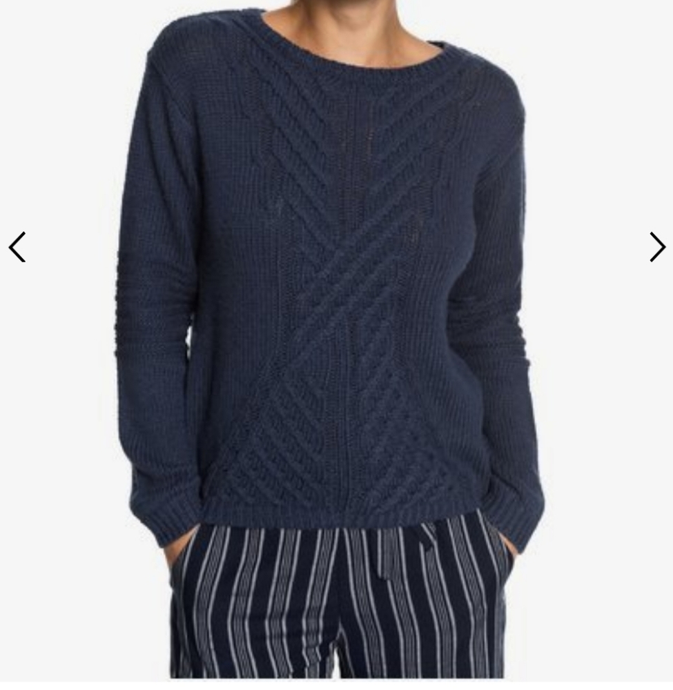 ROXY Glimpse Of Romance Sweater Size XL